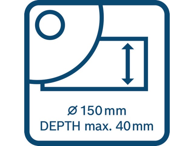 Akumulatorski rezkalnik zidnih utorov Bosch GNF 18V-40 v kovčku, 06016C5000